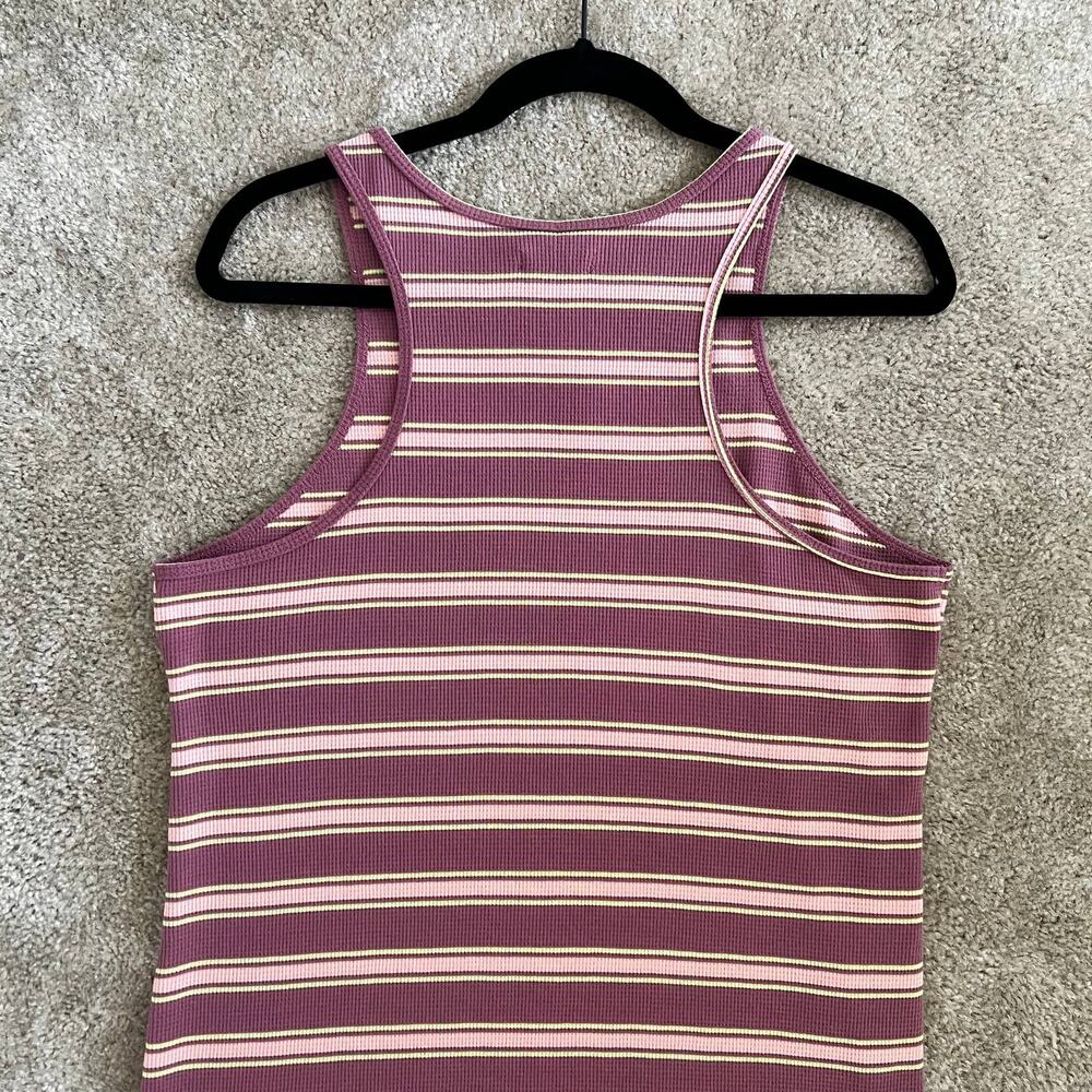 NWT Wild Fable Pink Striped Ribbed Racerback Body Con Dress Size: XL - Picture 7 of 11